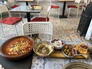 Vegan Jardin Majorelle  at Finnieston Fez in Glasgow