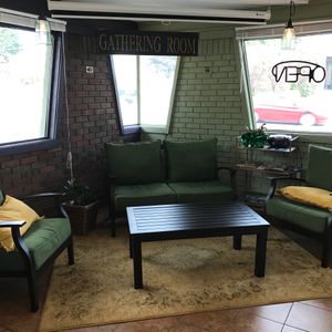 Gathering area at The Olive Branch Cafe in Lewiston