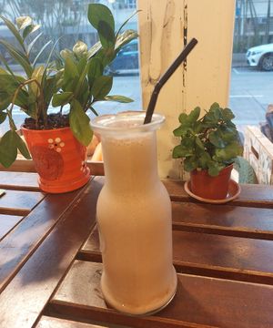 Chocolate Smoothie (Organic Coconut Oil, Banana, Walnut, Raw Cocoa Powder & Soymilk) 有機椰子油香蕉核桃朱古力奶昔 at Veggie Spinner 素食微調 in Hong Kong Island