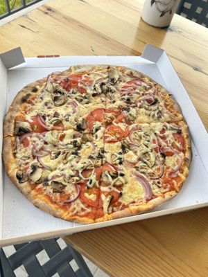   at Pizza Floga in Corfu