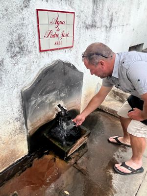 Water from the Geothermal Spring at Azores Essentials Lda at Chalet da Tia Mercês in Sao Miguel