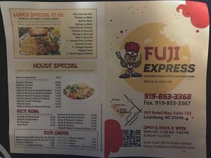  at Fuji Express  in Louisburg
