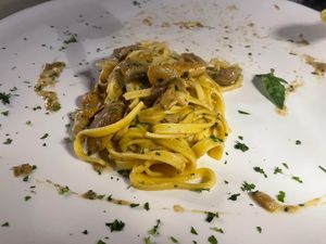 Delicious porcini pastaa  at Il Tulipano Nero in Rome