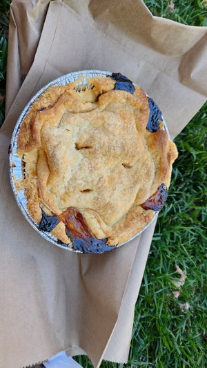Peach pie at Gifford House & Museum Store in Torrey