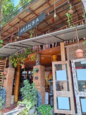 From outside at Ahinsa Restaurant in Sigiriya