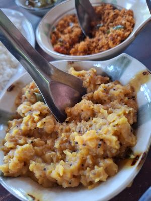 Dhal at Ahinsa Restaurant in Sigiriya
