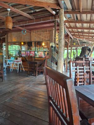 1st floor at Ahinsa Restaurant in Sigiriya