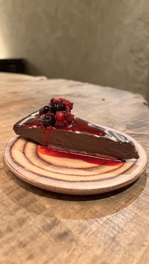 RAW Choco cake   at Honest Greens in Valencia