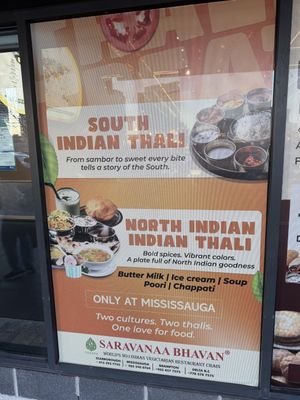 Sign Outside   at Saravana Bhavan in Mississauga