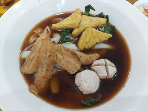 Guay jap at Begin Vegan Food in Chiang Mai