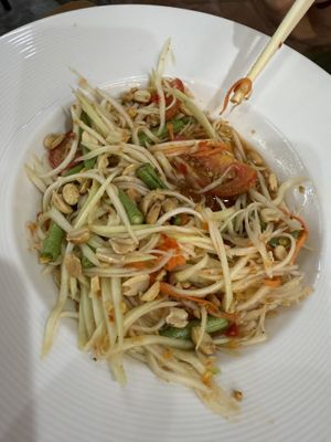 Papaya salad (9 out of 10)  at Begin Vegan Food in Chiang Mai
