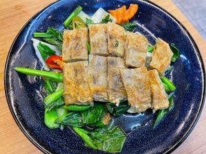 another vegan meat appetizer at Begin Vegan Food in Chiang Mai