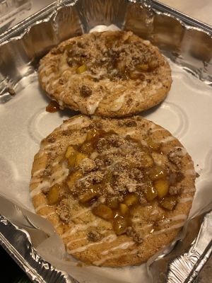 Vegan Peach Cobbler Cookies   at Almost Vegan Plant Based Kitchen & Bakery - Home Bakery in Mishawaka