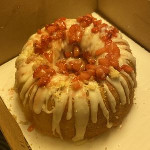 Vegan Strawberry Bundt Cake   at Almost Vegan Plant Based Kitchen & Bakery - Home Bakery in Mishawaka