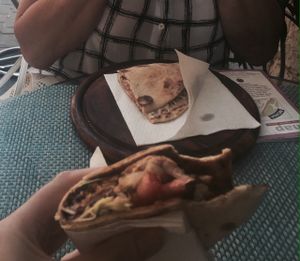 Vegan panini with chickpea and veg  at Soul Food in Valletta