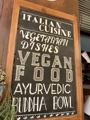 Sign at Soul Food in Valletta