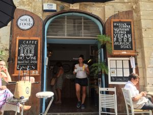 outside at Soul Food in Valletta