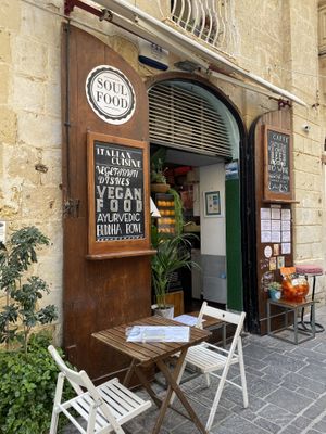 Cool ambiance   at Soul Food in Valletta