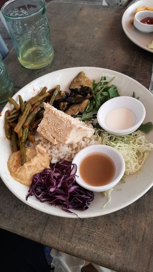 Tofu bowl at Soul Food in Valletta