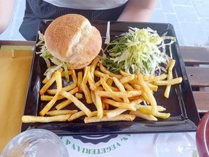 Beyond burger (vegan) at Soul Food in Valletta