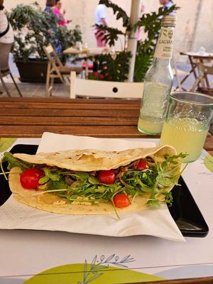 Hummus and eggplant at Soul Food in Valletta