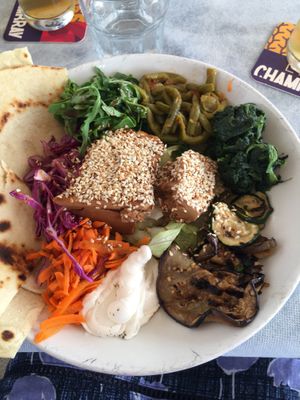 Tofu Buddha bowl at Soul Food in Valletta