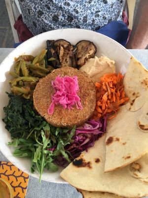 Vegan Buddha bowl at Soul Food in Valletta
