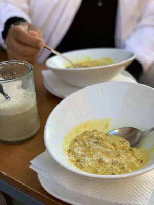 Soy iced coffee at Soul Food in Valletta