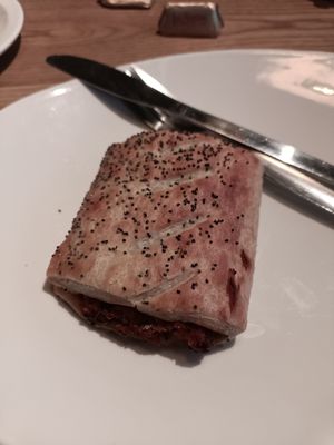 Plant based sausage roll at Caffe Nero in Castlebar