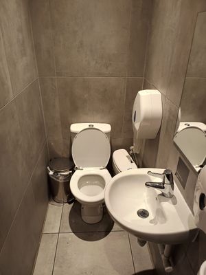 Bathroom at Caffe Nero in Castlebar