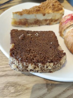 Ginger crumble loaf cake at Caffe Nero in Castlebar