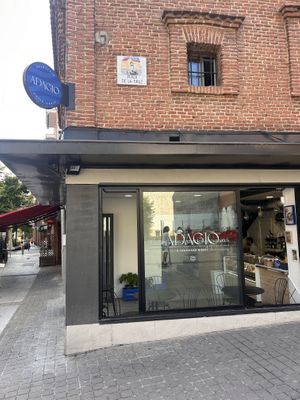 Seating outside   at Adagio Gelateria in Boadilla Del Monte