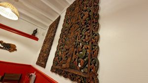 Interior. at Thai Harbwr in Porthmadog