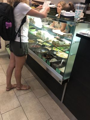 Wraps and salad at Fresh Sandwiches and Salad in Pula