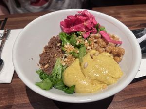 Impossible rice bowl   at JINYA Ramen Bar in Fort Collins