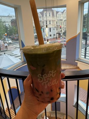 Strawberry matcha  at Spot of Tea - Dupont Circle in Washington