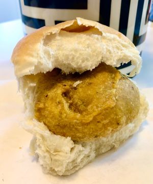 Vada pav at House of Dal in Dubai
