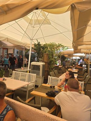 Dining room at Old Story Cafe-Restaurant in Crete