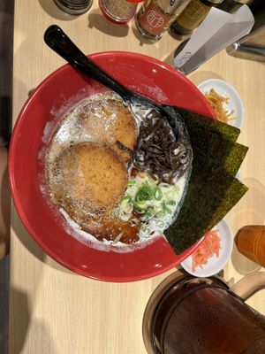 Vegan ramen  at Ippudo (Harajuku Takeshitadori Branch) - 一風堂 原宿竹下通り店 in Tokyo