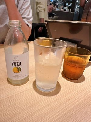 Delicious Yuzu Limonade   at Ippudo (Harajuku Takeshitadori Branch) - 一風堂 原宿竹下通り店 in Tokyo