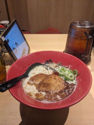 Plant based shiromaru at Ippudo (Harajuku Takeshitadori Branch) - 一風堂 原宿竹下通り店 in Tokyo