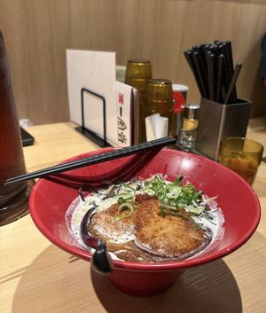   at Ippudo (Harajuku Takeshitadori Branch) - 一風堂 原宿竹下通り店 in Tokyo