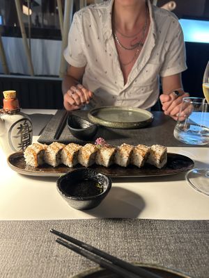 Vegan roll   at Shibumi Sushi Lab in Lanzarote