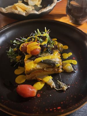 Vegan mousakka  at Primario Gastrobar in Lanzarote