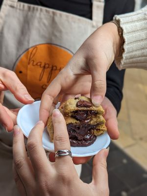 Cookie à la pâte à tartiner BIO & vegan. at Happy Cookie in Bordeaux