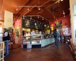 inside the cafe at Chaco Canyon Organic Cafe - University District in Seattle
