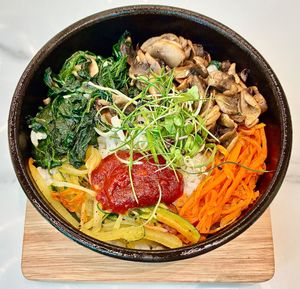 Bibimbap at Yuchi Cafe Dubai in Dubai