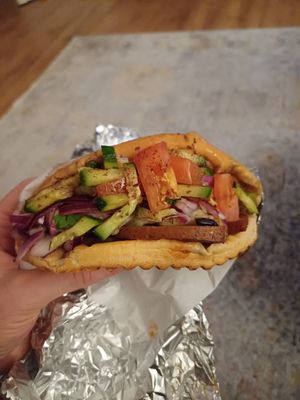Seitan Döner at Gemüse Kebap by Sahlina in Berlin