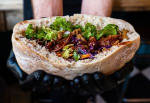 Vebab® at Güstavo Gemüse Vebab in Lyon