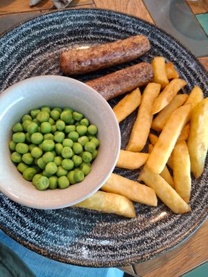 Vegan sausages  at STN - The Windmill in Stansted